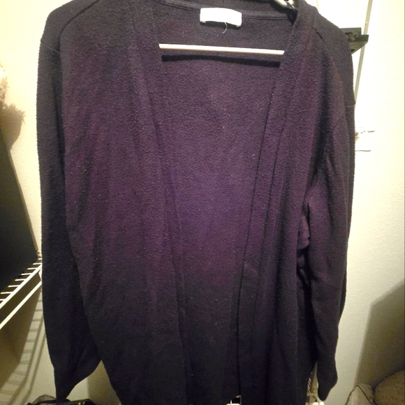 Women's Adyson Parker Long Sleeve Black Cardigan (XL) - Picture 1 of 5